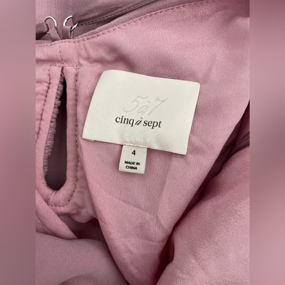Cinq a Sept pink maxi gown dress NWOT - Picture 3 of 3